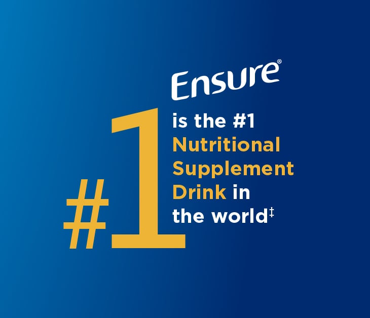 Ensure is the number 1 drink in the world